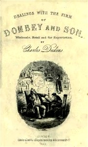 Illus title--Dombey and son