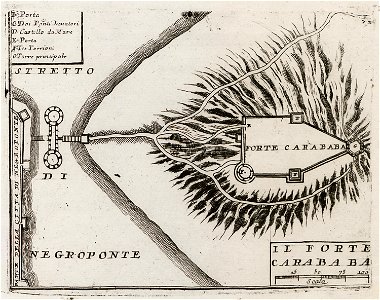 Il Forte Carababa - Coronelli Vincenzo - 1686