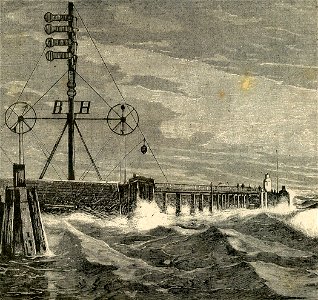 Il nuovo semaforo di Cuxhafen, nel mare del nord