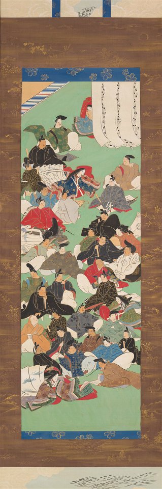 Ikeda Koson - Thirty-Six Immortal Poet - 2006.210.12a-b - Yale University Art Gallery