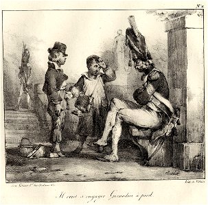 Il veut s'engager grenadier à pied (BM 1869,0410.26)