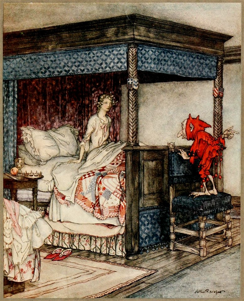 Illustration to the ballad Young Beckie from Some British Ballads