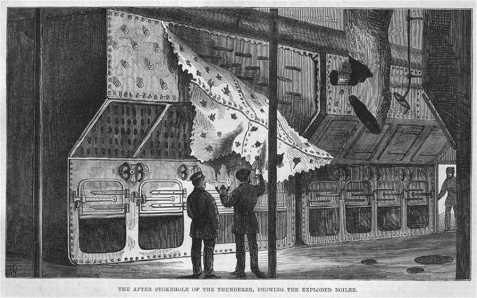 Illustrated London News - 1876-09-02 - HMS Thunderer, boilers
