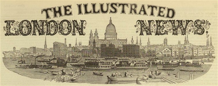 Illustrated London News 1854. Free illustration for personal and commercial use.