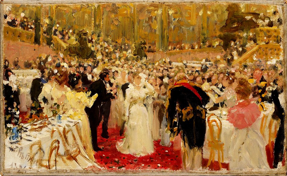 Ilja Jefimovitš Repin - Party for the Aristocracy - A-2005-161 - Finnish National Gallery