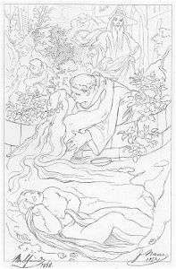 Illustration Historie von der Schönen Lau