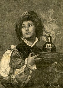Il paggio, - quadro di Eleuterio Pagliano