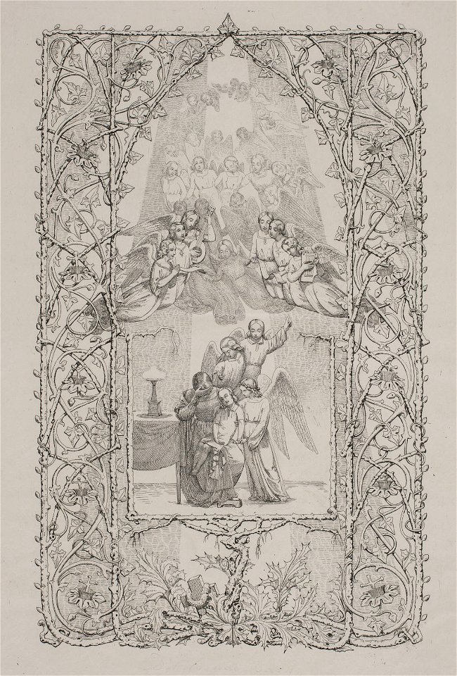 Illustration til H. C. Andersen, Det døende Barn