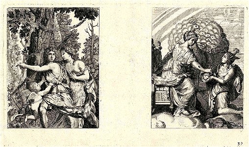 Illustrationen zu lateinischen Sprüchen c1700 ubs G 0842 II 003