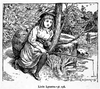 Illustrations by K. M. Skeaping for the Holiday Prize by E. D. Adams-pg-156-Little Lynette
