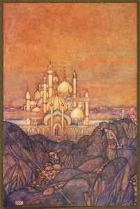 Illustration by Edmund Dulac from One Thousand and One Nights 05