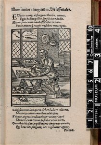 Illuminator imaginum. Brieffmaler. (The Illuminator) (BM 1904,0206.103.23)