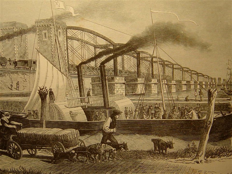 Illustration Moerdijk railway bridge