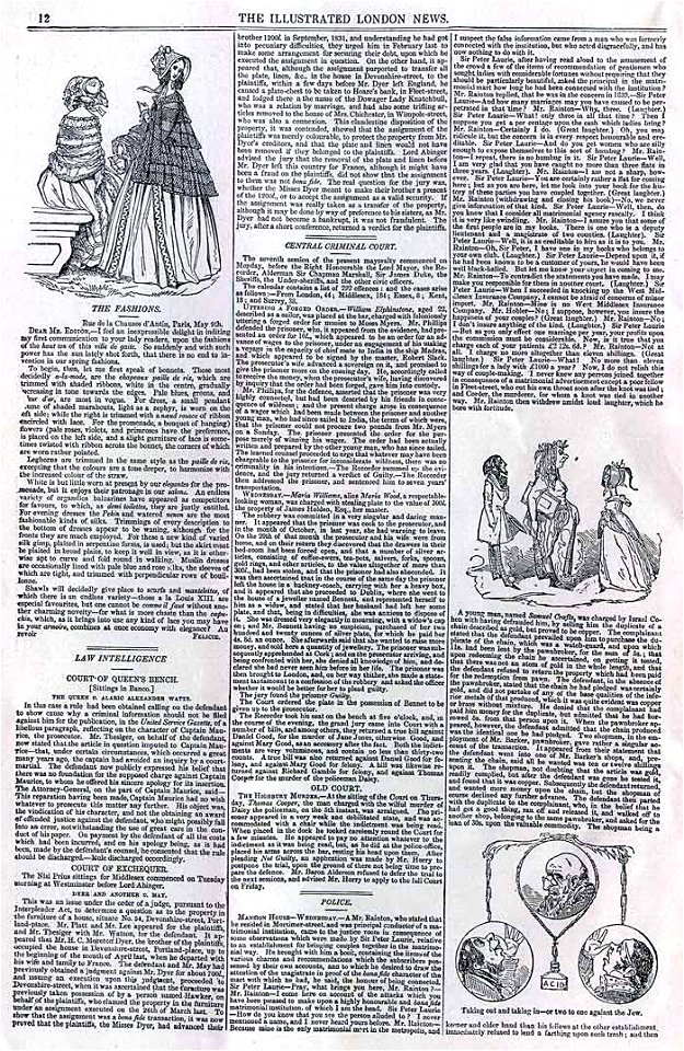 Illustrated London News - page 12 - first edition
