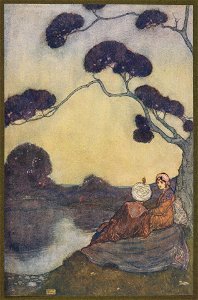 Illustration by Edmund Dulac from One Thousand and One Nights 02