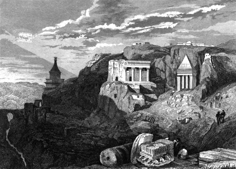 Illustration for La Terre-Sainte et les lieux illustrés par les apôtres, by Adrien Egron, 1837 (14)