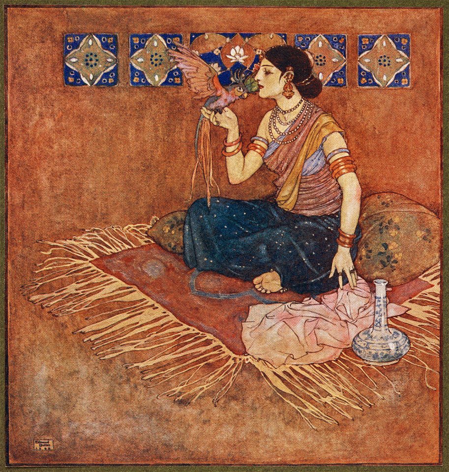 Illustration by Edmund Dulac from One Thousand and One Nights 06