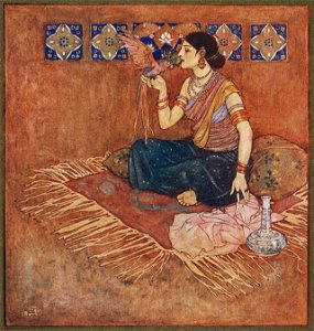 Illustration by Edmund Dulac from One Thousand and One Nights 06