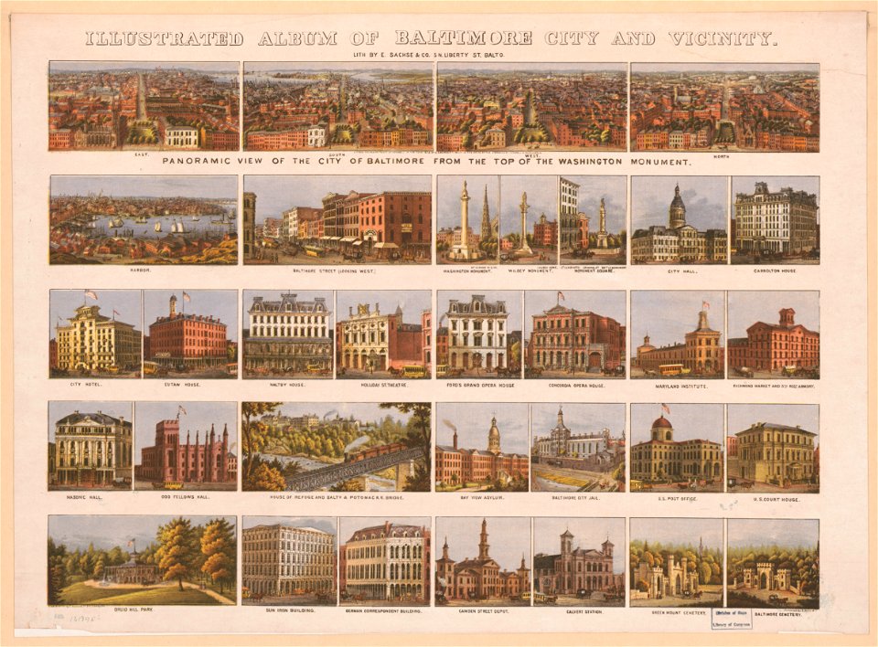 Illustrated album of Baltimore City and vicinity LCCN2004670385