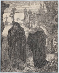 Illustration to The Castle by the Sea, published in Once a Week, January 11, 1862, Vol. VI, p. 84 MET DP875903