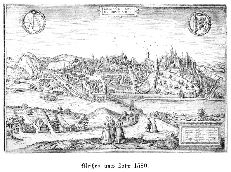 Illustrierte Geschichte d. sächs. Lande Bd. II Abt. 1 - 160 - Meißen 1580
