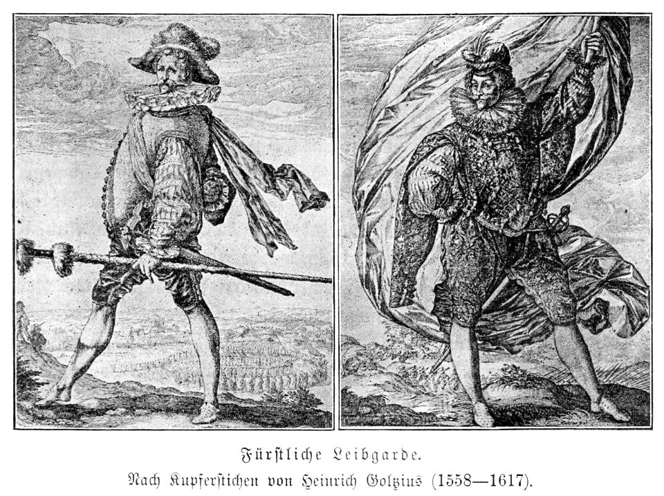Illustrierte Geschichte d. sächs. Lande Bd. II Abt. 1 - 238 - Fürstliche Leibgarde