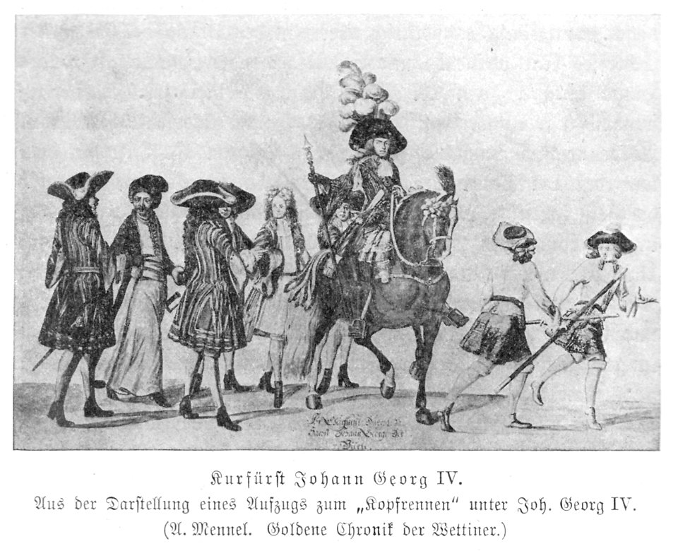Illustrierte Geschichte d. sächs. Lande Bd. II Abt. 1 - 384 - Kurfürst Johann Georg IV