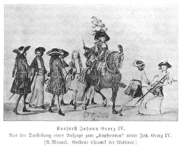 Illustrierte Geschichte d. sächs. Lande Bd. II Abt. 1 - 384 - Kurfürst Johann Georg IV