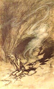 Illustration to Richard Wagner's Das Rheingold