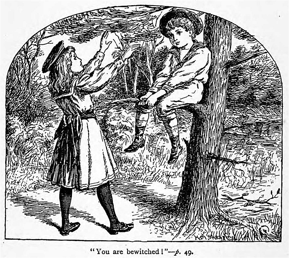 Illustrations by K. M. Skeaping for the Holiday Prize by E. D. Adams-pg-049-You are bewitched