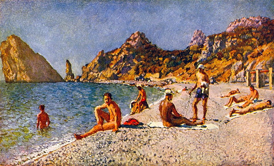 Ilya Mashkov - Beach in Simeiz
