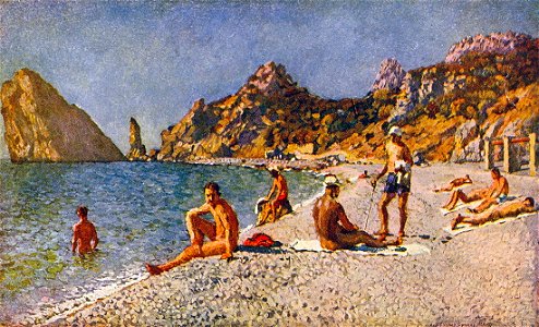 Ilya Mashkov - Beach in Simeiz