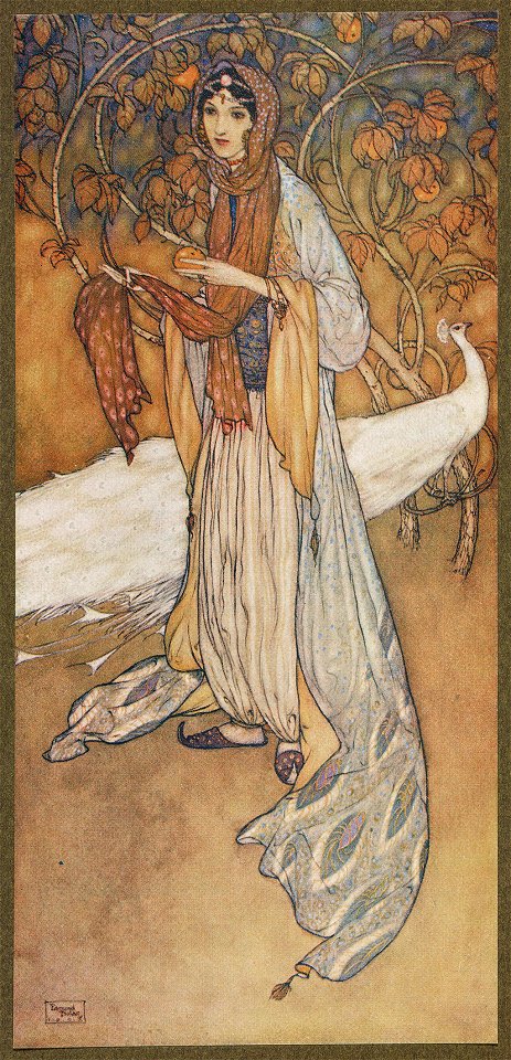 Illustration by Edmund Dulac from One Thousand and One Nights 07