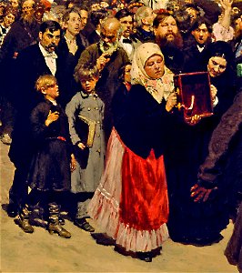 Ilya Repin - Крестный ход в Курской губернии - Google Art Project detail2