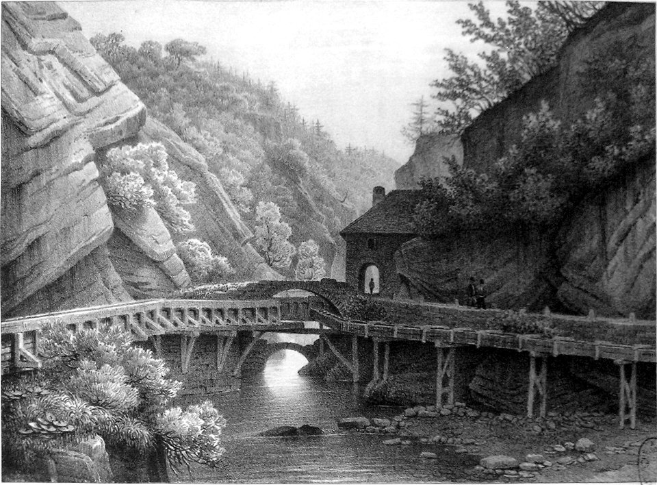 Im18 Album dauphiné T1 - Entrée du Désert de la Grande Chartreuse, by AD cropped versio II copia