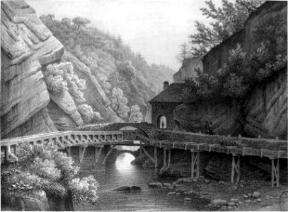 Im18 Album dauphiné T1 - Entrée du Désert de la Grande Chartreuse, by AD cropped versio II copia