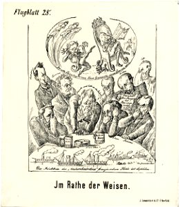 Im Rathe der Weisen (In the company of wise men) (BM 1871,1209.4537)
