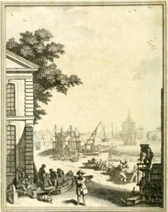 Illustration pour Traite de construction des vaisseaux Image de chantier naval