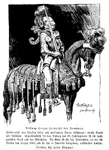 Illustrierte Geschichte d. sächs. Lande Bd. II Abt. 1 - 019 - Rüstung Herzog Heinrichs des Frommen