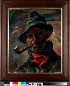 Ilmari Aalto - Self-Portrait - A V 4566 - Finnish National Gallery