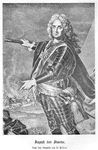 Illustrierte Geschichte d. sächs. Lande Bd. II Abt. 1 - 400 - 401 - August der Starke