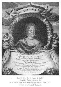 Illustrierte Geschichte d. sächs. Lande Bd. II Abt. 1 - 343 - Kurfürstin Magdalene Sibylle