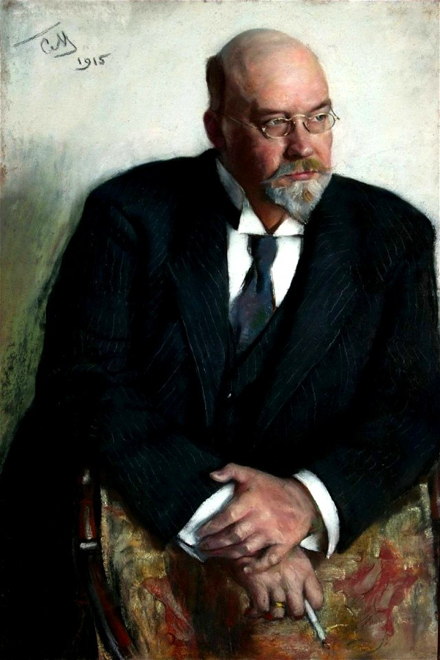 Ilya Ostroukhov by Sergey Malyutin