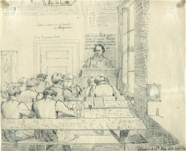 Im Kolleg bei Jacob Grimm 1830