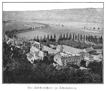 Illustrierte Geschichte d. sächs. Lande Bd. II Abt. 1 - 184 - Fürstenschule zu Schulpforta