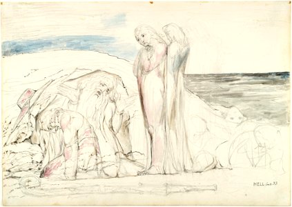 Illustrations to Dante's Divine Comedy, object 70 Butlin 812-67 Ugolino Relating His Death