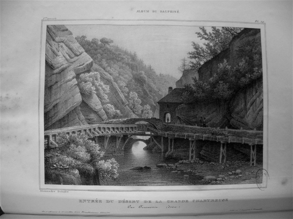 Im18 Album dauphiné T1 - Entrée du Désert de la Grande Chartreuse, by AD versio II