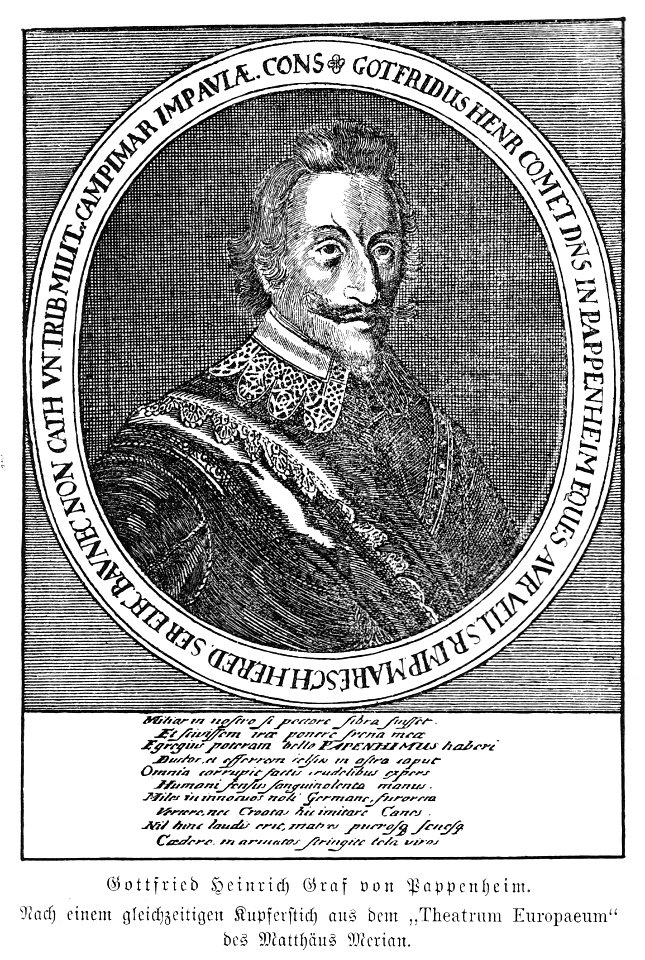 Illustrierte Geschichte d. sächs. Lande Bd. II Abt. 1 - 291 - Gottfried Heinrich Graf von Pappenheim