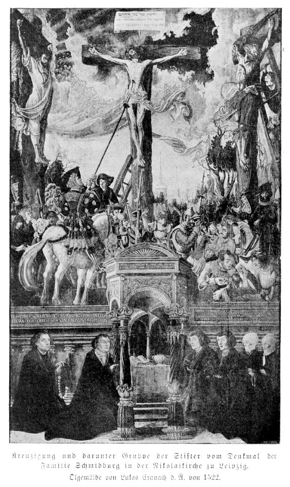 Illustrierte Geschichte d. sächs. Lande Bd. II Abt. 1 - 207 - Kreuzigung