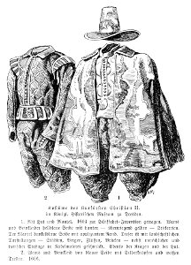 Illustrierte Geschichte d. sächs. Lande Bd. II Abt. 1 - 249 - Kostüme des Kurfürsten Christian II
